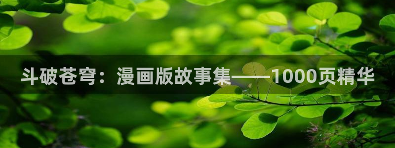 风车漫画在线阅读：斗破苍穹：漫画版故事集——1000页精华